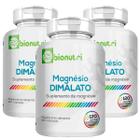 Kit 3 Magnésio Dimalato Bionutri 360 Cápsulas 500mg