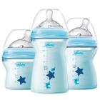 Kit 3 Mamadeira Chicco Menino Step Up 150/250/330Ml ul 0+M