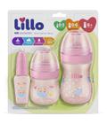 Kit 3 Mamadeira Lillo Evolution Primeiros Passos 50/150/240ml Bico de Silicone