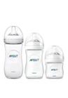 KIT 3 MAMADEIRAS AVENT PÉTALA ANTI-CÓLICA 125ml 260ml e 330ml - 0% BPA - TRANSP. - PHILIPS AVENT