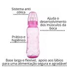 Kit 3 mamadeiras bico redondo silicone 250ml bebe anti colica