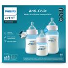 kit 3 Mamadeiras Classic 125 / 260 / 330ml de 0 A 6 Meses Menino Menina - Philips Avent