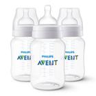 Kit 3 Mamadeiras Classic 260ml Anticólica Philips Avent