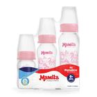 Kit 3 Mamadeiras Decoradas 80ml, 150ml e 240ml Mamita