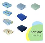 Kit 3 Mantas Bebe MicroFibra Confort 90x110cm - Pequenos Defeitos - 100% poliéster