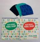 Kit 3 Máscaras Masculina Infantil Lavável 100% Algodão