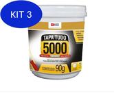 Kit 3 Massa Flex Tapa Tudo 5000 - Pote De 90G