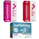 KIT 3 Masterforce Mulher + Hair + AZ 60 cápsulas - Biofhitus