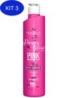 Kit 3 Matizador Power Color Pink Tróia Hair 500Ml