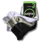 Kit 3 Meias Algodão Sapatilha Selene 4001 - Confortavel Masculino Feminino