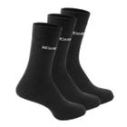 Kit 3 Meias Ferracini Sport Basic BL Preto