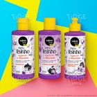 Kit 3 Meu Lisinho Kids Imaginação e Diversão Cabelos Lisos Infantil Shampoo + Condicionador + Creme Pentear