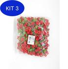 Kit 3 Mini Rosas Decoração Artificiais Cetim - Ever Joy