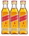 kit 3 Miniatura De Whisky Johnnie Walker Red label 50ml