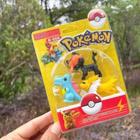 Kit 3 Miniaturas Pokémon - Pikachu Charmander Eevee e Outros