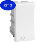 Kit 3 Módulo Pulsador Campainha 2A 250V Legrand