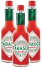 Kit 3 MOLHO ORIGINAL TABASCO PIMENTA 60ML