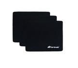 Kit 3 Mouse Pad Fortrek 180x220mm Bap-102 Escritorio Preto