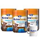 kit 3 Nutra Senior Adulto 50 Diabetics Care 800g e Caneca Exclusiva