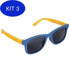 Kit 3 Óculos De Sol Baby Color Blue Buba 11749