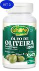 Kit 3 Óleo de oliveira 60 capsulas 1200mg - unilife