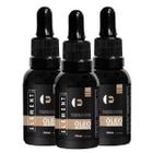 Kit 3 Óleo Para Barba Hidratante Profissional 30Ml Element