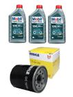 Kit 3 Óleos Mobil Super Moto 10W30 4T 1L + 1 filtro Mahle CB 500F 14-17 CB 500x 14-18 CBR 500 13-18