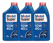 Kit 3 Óleos Motor Mobil Super 10w40 Semissintético Api Sp