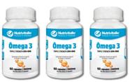 Kit 3 Ômega 3 (Epa + Dha) 2000mg 60 Caps. - Nutrivitalle