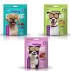 Kit 3 Pacotes De Biscoitos Petdog Cookies para Cães 250g