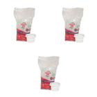 Kit 3 Pacotes de Potes de 140ml com tampa PP transparente Ultratherm Replast com 25 unidades
