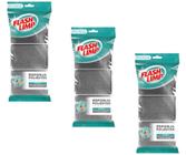 Kit 3 pacotes esponja lava louça cozinha não risca c/3un