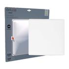 Kit 3 Painel Plafon 36W Quadrado Embutir Borda Infinita 4000K