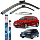 KIT 3 palheta limpador parabrisa ORIGINAL Bosch GOL G6 2013 2014 2015 2016 2017