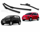 Kit 3 Palheta Limpador Parabrisa VOLKSWAGEN UP e CROSS UP 2014 2015 2016 2017 2018 2019 2020 2021