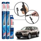 Kit 3 Palhetas Dianteiras + Traseira Original Bosch Mitsubishi Outlander 2012 a 2018