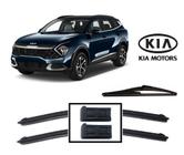 Kit 3 Palhetas Limpador De Parabrisa Dianteiro + Traseiro Kia Sportage 2022 2023