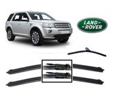 Kit 3 Palhetas Limpador de Parabrisa Dianteiro + Traseiro Land Rover Freelander 2