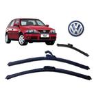 Kit 3 Palhetas Limpador De Parabrisa Dianteiro + traseiro Para VOLKSWAGEN Gol G3 ANO 1999/2005