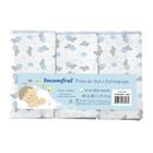 Kit 3 paninho toalha de boca babete para bebe 100% algodão - Incomfral
