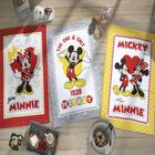 Kit 3 Panos de Copa Felpudo Estampado Dohler Mickey e Minnie 23