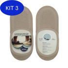 Kit 3 Par De Meia Onfit Slim Chocolate 40/43