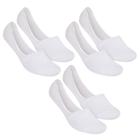 Kit 3 Pares de Meia Selene Sapatilha Invisível Feminino - Branco