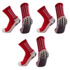 Kit 3 pares Meia Antiderrapante Futebol Esportivo Profissional Meião Tipo Trusox Pro Soccer Prosocks