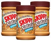 kit 3 PASTA DE AMENDOIM SKIPPY NATURAL CREMOSA 425G