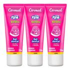 Kit 3 Pasta de Dente Fini Beijos Creme Dental Gel 70g com Flúor Carmed