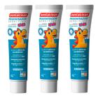 Kit 3 Pasta de Dente Infantil Gel 50g Regenerador Kids HMI Sensíveis Creme Dental Dentalclean