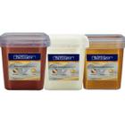 Kit 3 Pastas Metalizadas Ouro, Prata e Bronze 200g cada