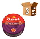 Kit 3 Pate De Figado Oderich Enlatado 100g