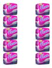 Kit 3 Pct Absorvente Feminino Fleen C/ Abas (24 Unidades)